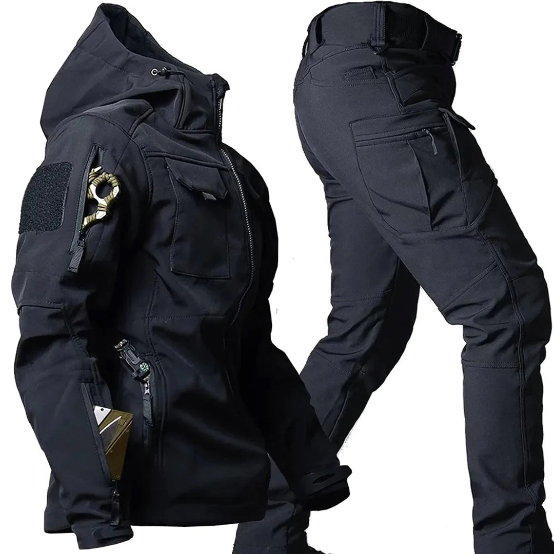 Topfitters™ | Set van een jack met capuchon en een cargobroek
