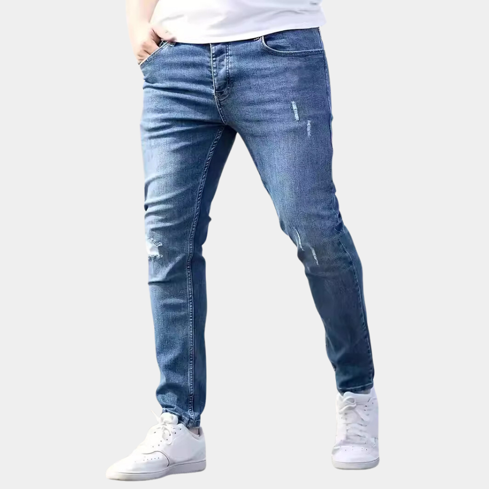 Topfitters™ | Casual herenjeans met gescheurd design