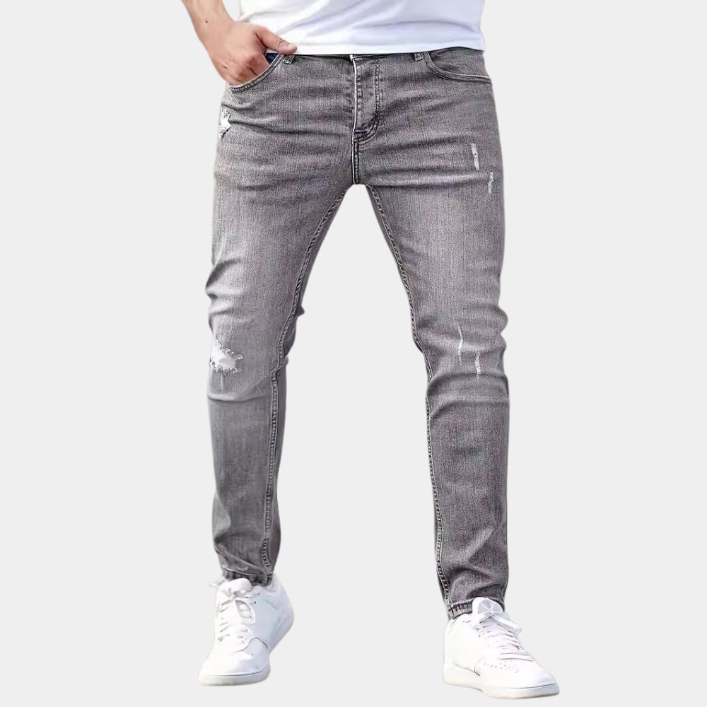 Topfitters™ | Casual herenjeans met gescheurd design