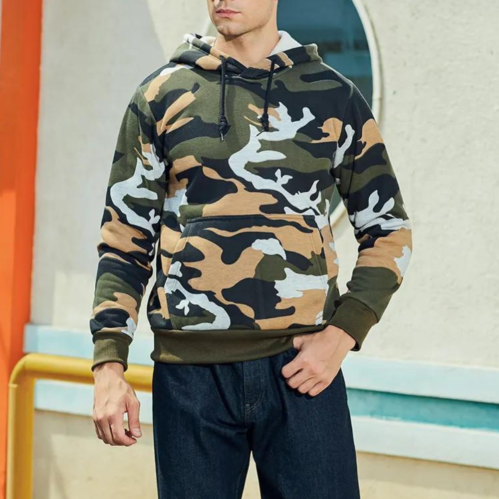 Topfitters™ | Moderne camouflage hoodie voor heren