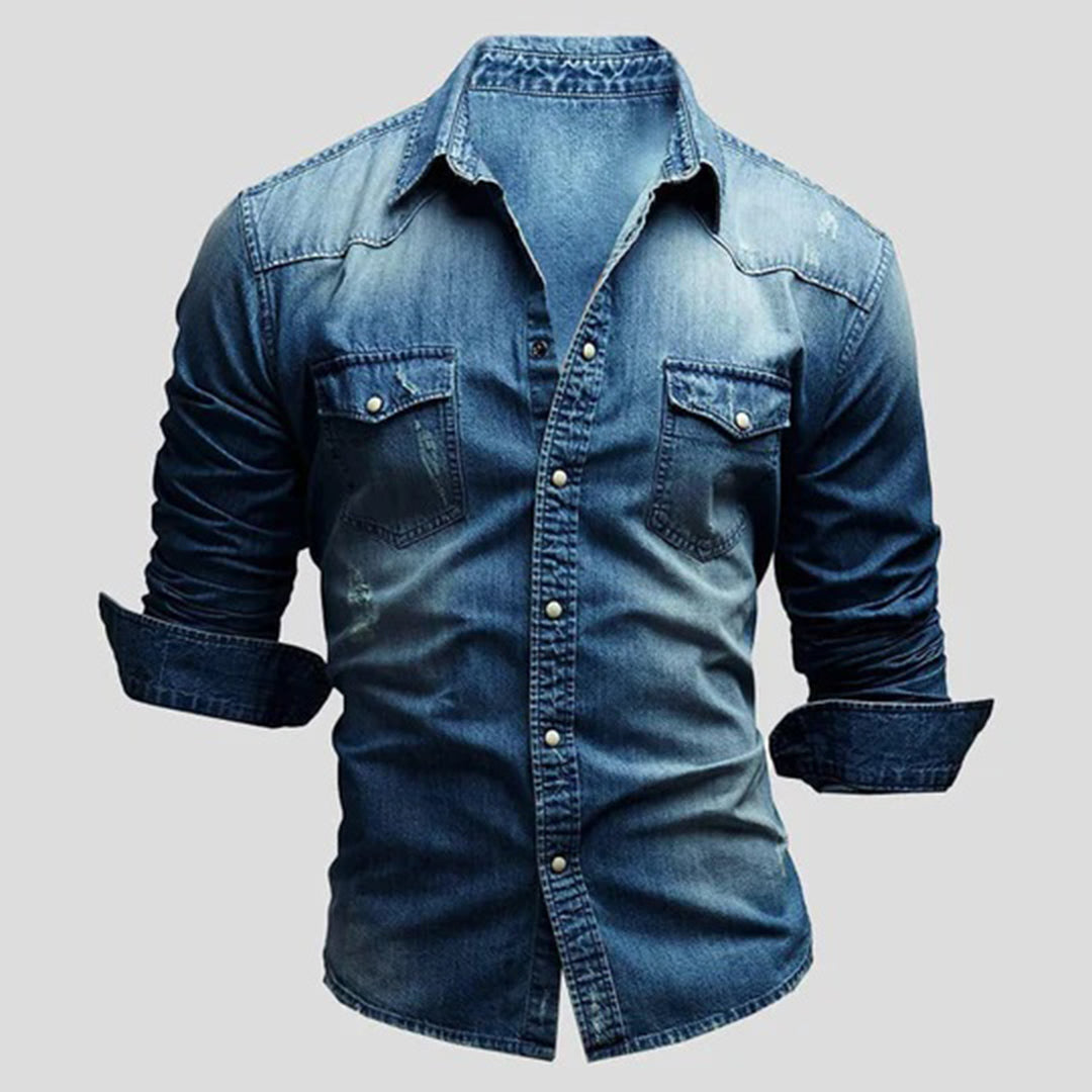 Topfitters™ | Casual overhemd met lange mouwen