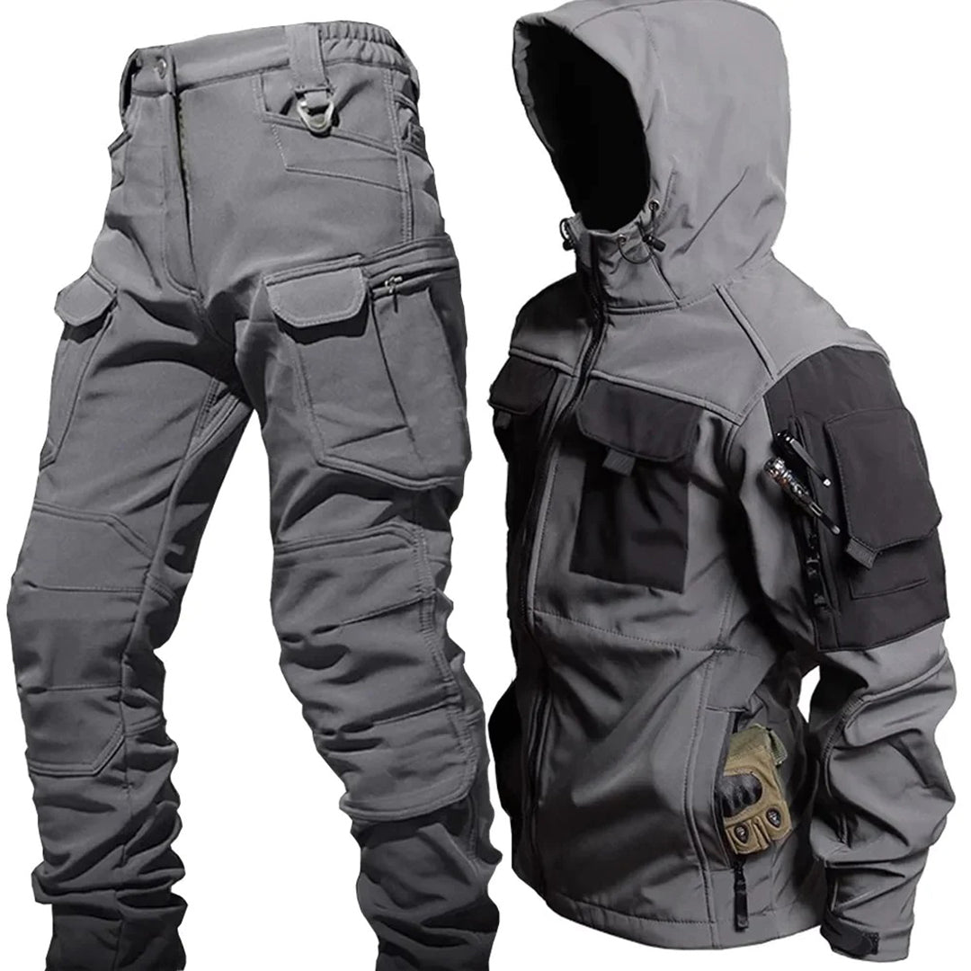 Topfitters™ | Set van een jack met capuchon en een cargobroek