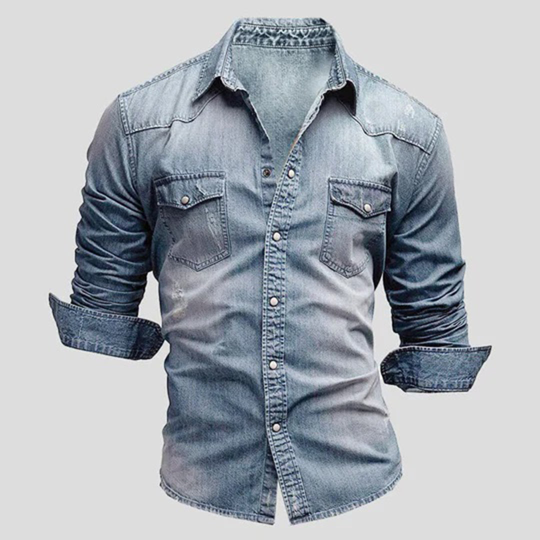 Topfitters™ | Casual overhemd met lange mouwen