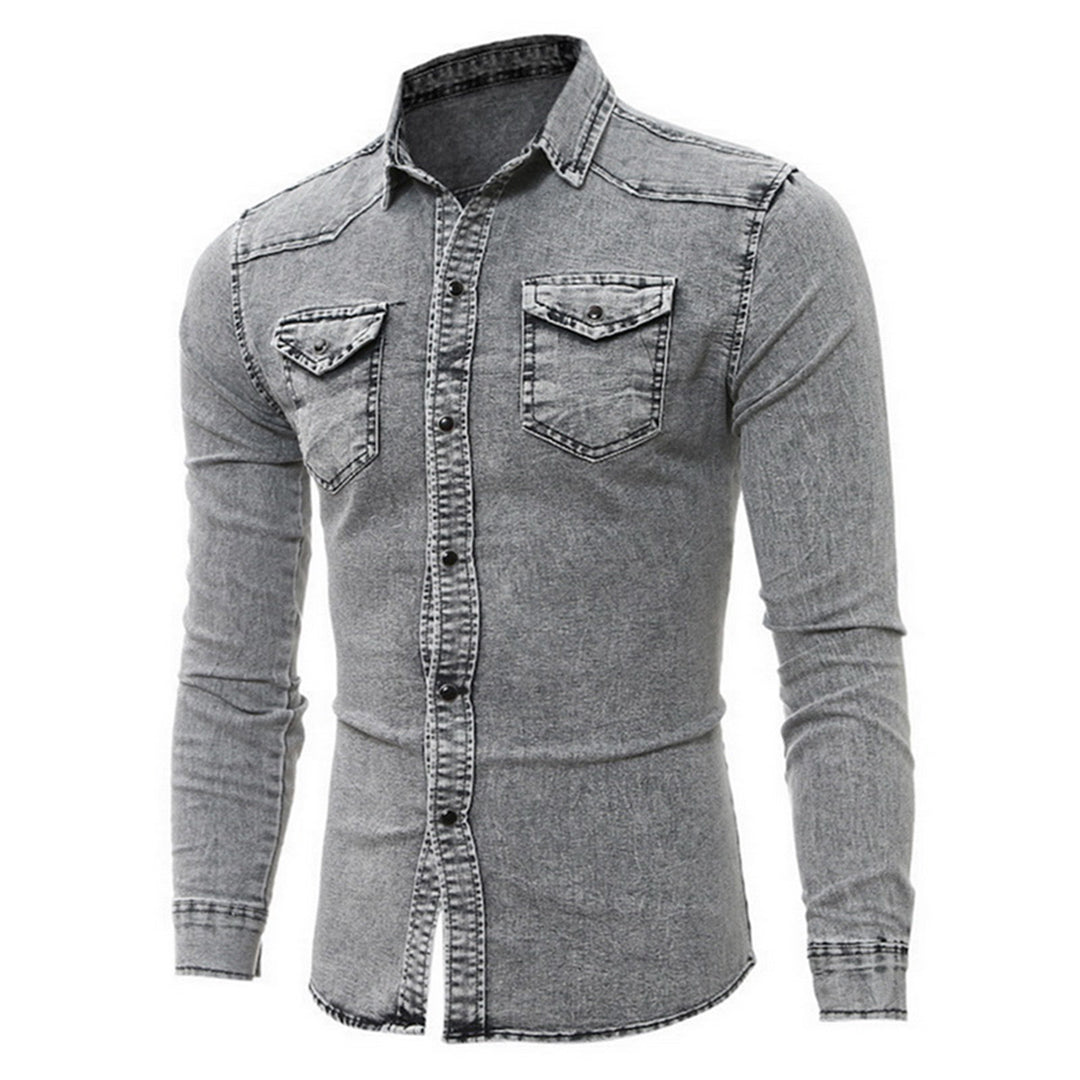 Topfitters™ | Casual overhemd met lange mouwen
