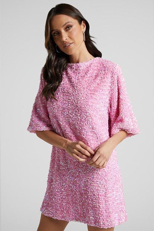 Topfitters™ | Alma Sequins Mini-jurk zonder rug