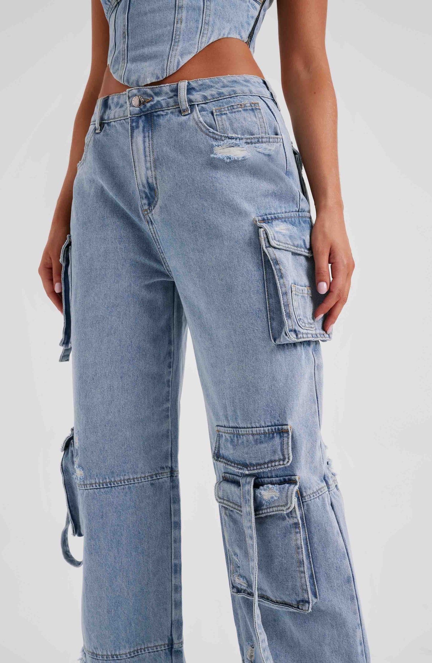 Topfitters™ | Brooklyn Cargo Pant - Blue