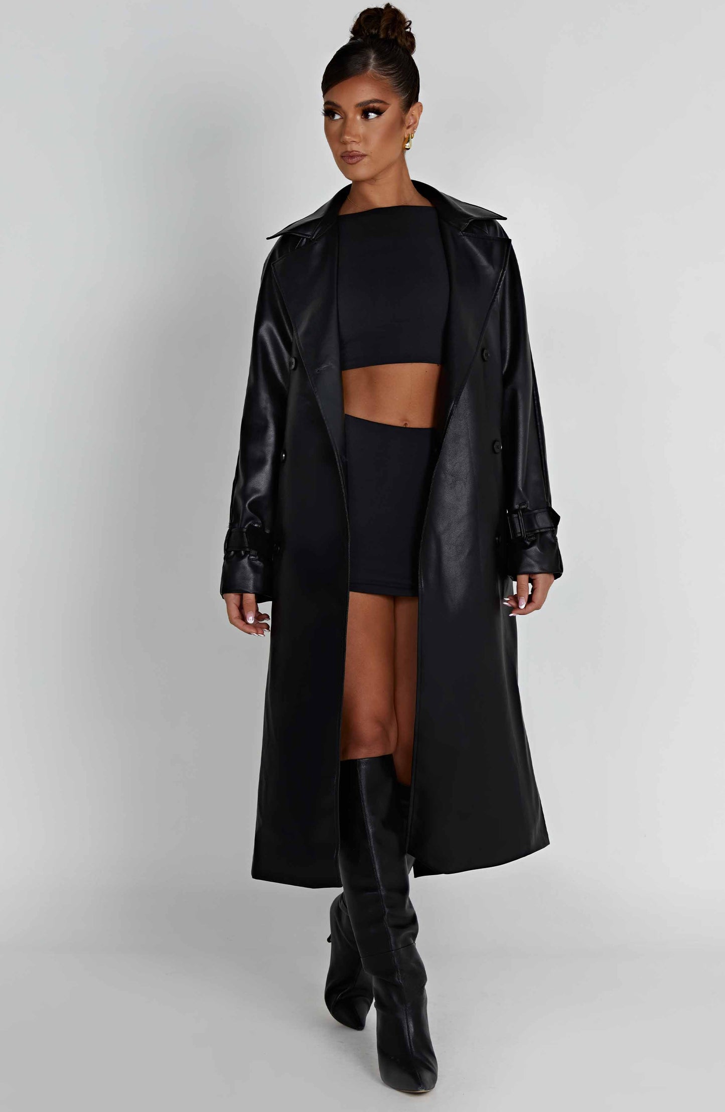 Topfitters™ | Chi Trenchcoat - Zwart