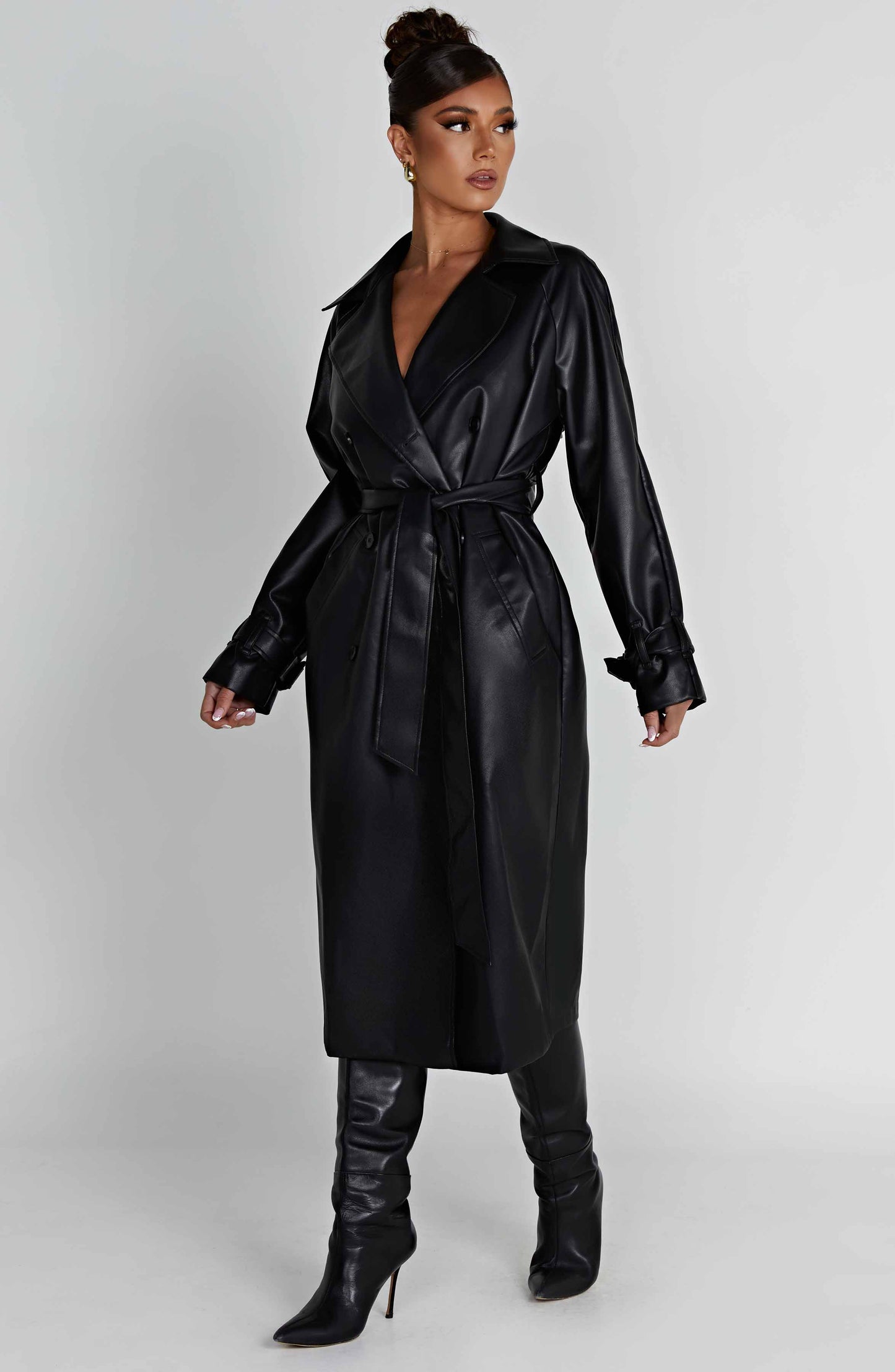 Topfitters™ | Chi Trenchcoat - Zwart