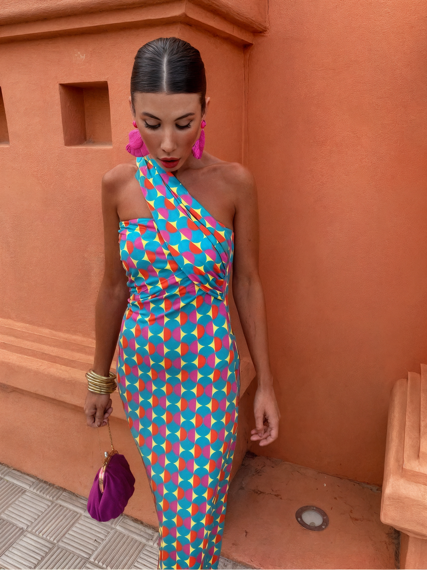 Topfitters™ | One-Shoulder Maxi Jurk