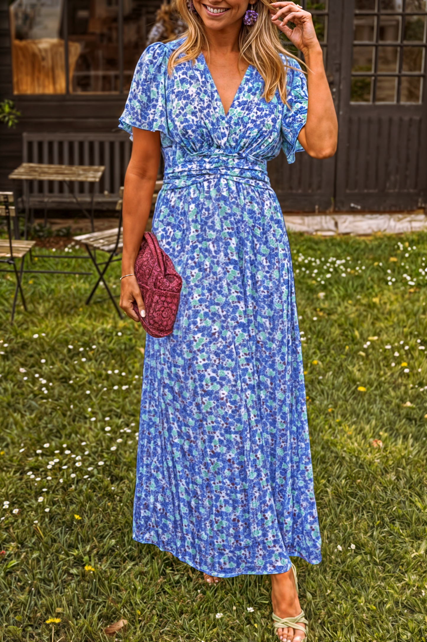 Topfitters™ | Chic Maxi-jurk met V-hals