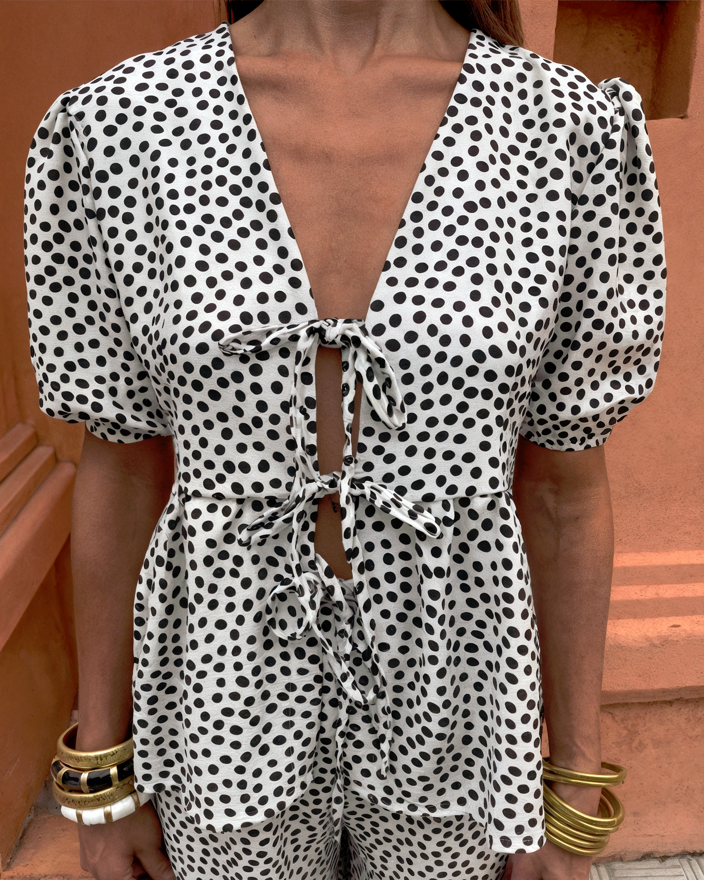Topfitters™ | Tweedelige boho set met print