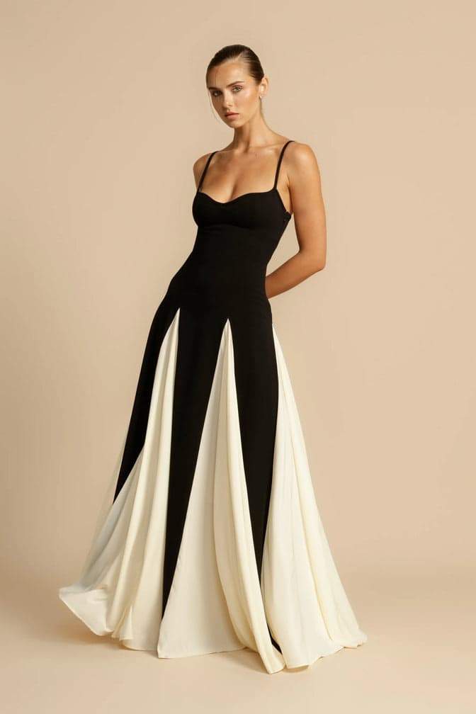 Topfitters™ | Griselda Color Block Maxi Slipjurk