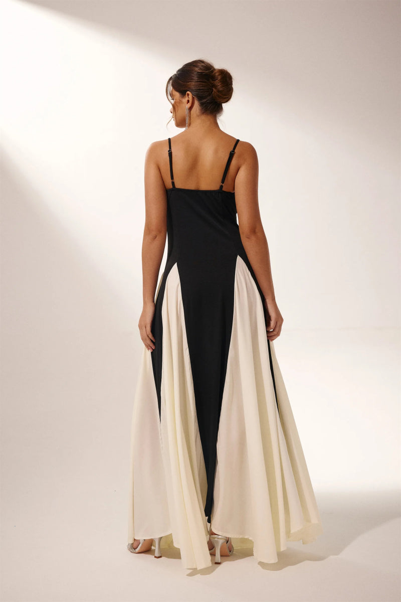 Topfitters™ | Griselda Color Block Maxi Slipjurk