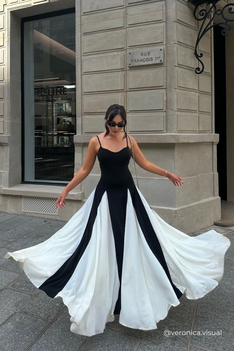 Topfitters™ | Griselda Color Block Maxi Slipjurk
