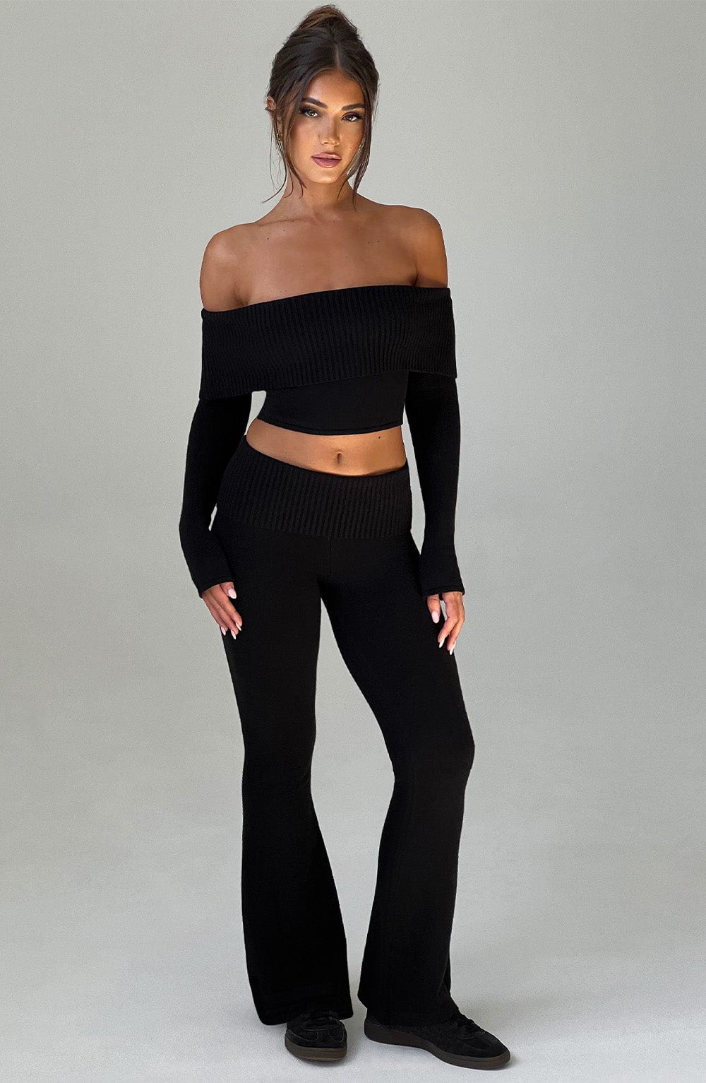Topfitters™ | Portia gebreide broek - zwart