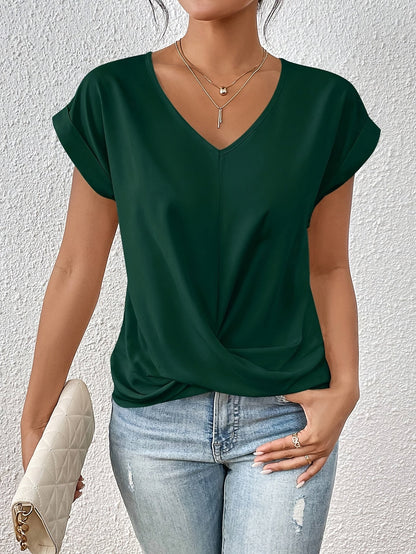 Topfitters™ | Casual T-shirt met sweetheart halslijn