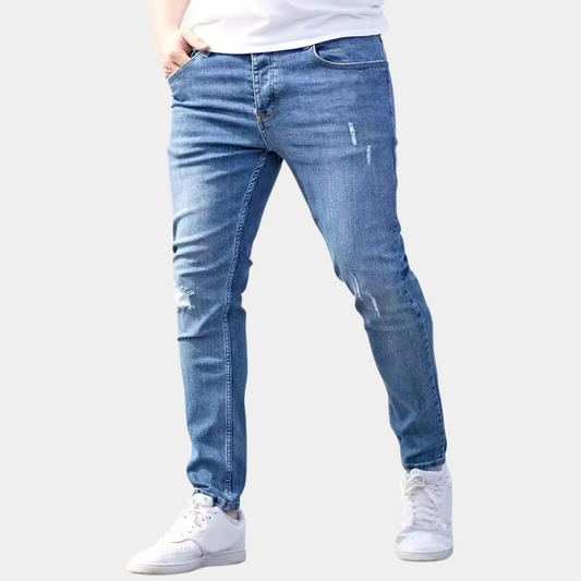 Topfitters™ | Casual herenjeans met gescheurd design