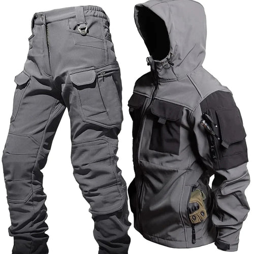 Topfitters™ | Set van een jack met capuchon en een cargobroek