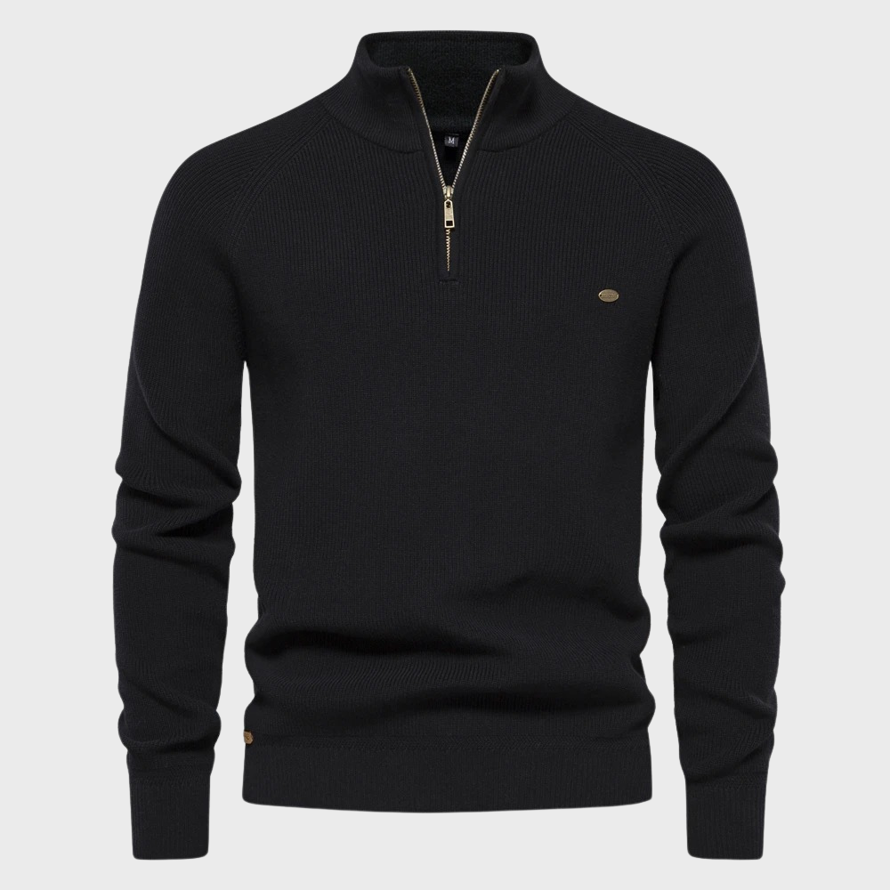 Topfitters™ | Heren Cardigan met Halve Rits