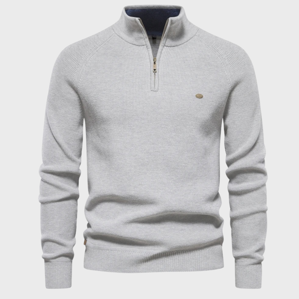 Topfitters™ | Heren Cardigan met Halve Rits