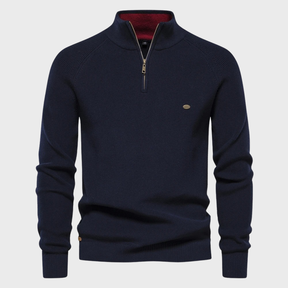 Topfitters™ | Heren Cardigan met Halve Rits