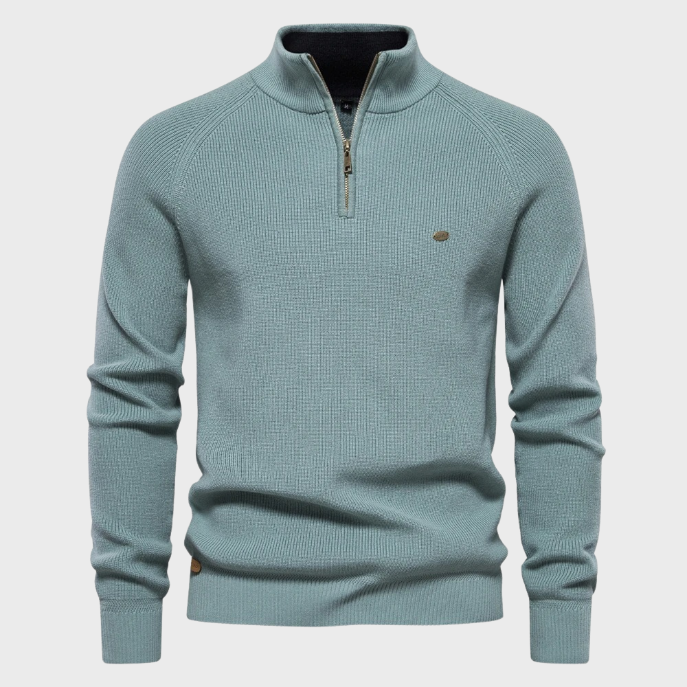 Topfitters™ | Heren Cardigan met Halve Rits