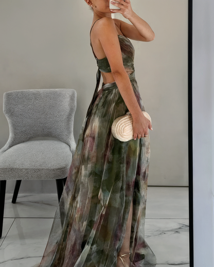 Topfitters™ | Prachtige maxi-jurk met bloemenprint