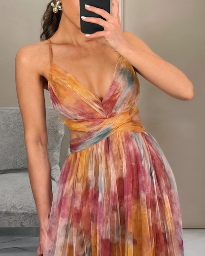 Topfitters™ | Prachtige maxi-jurk met bloemenprint