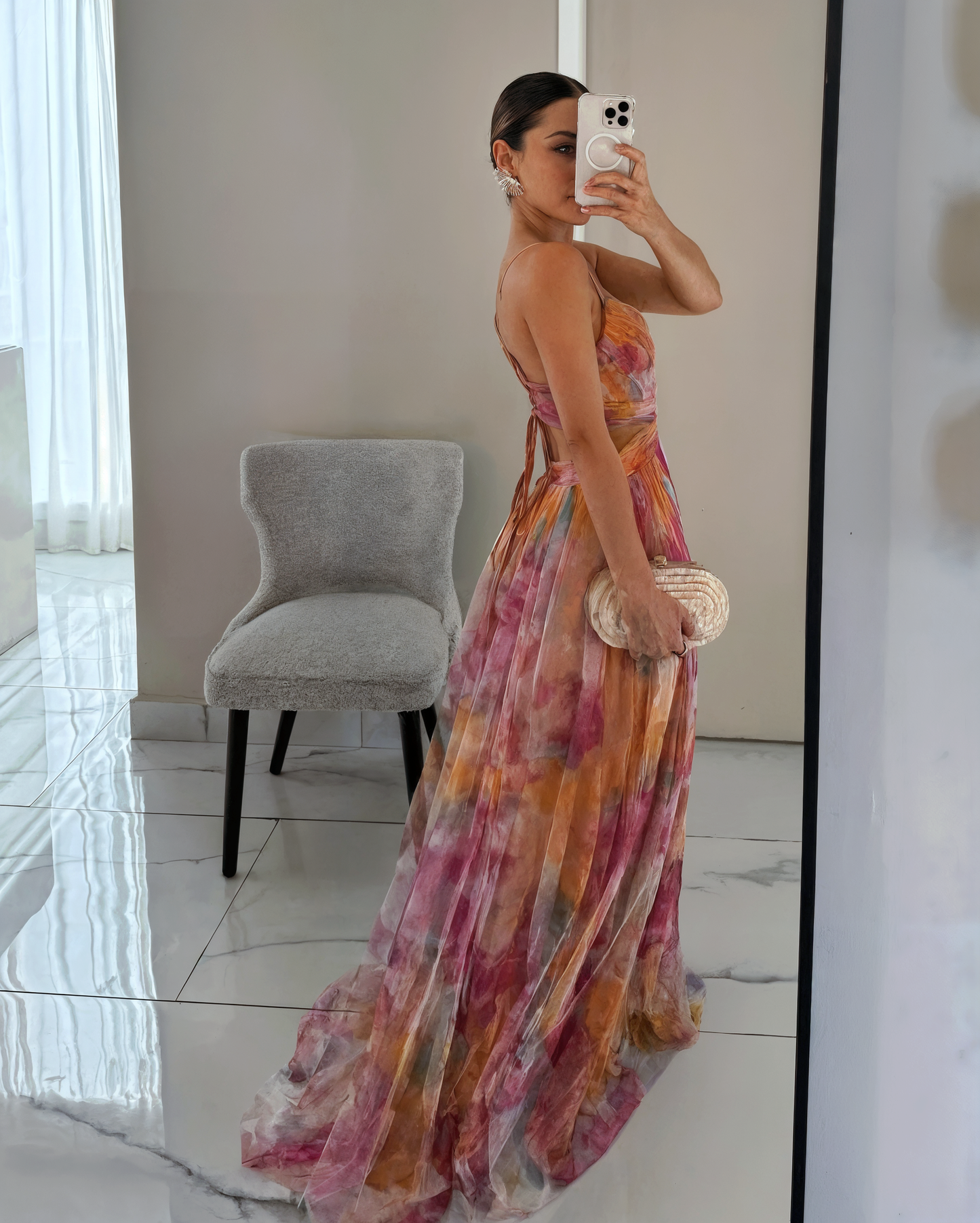 Topfitters™ | Prachtige maxi-jurk met bloemenprint