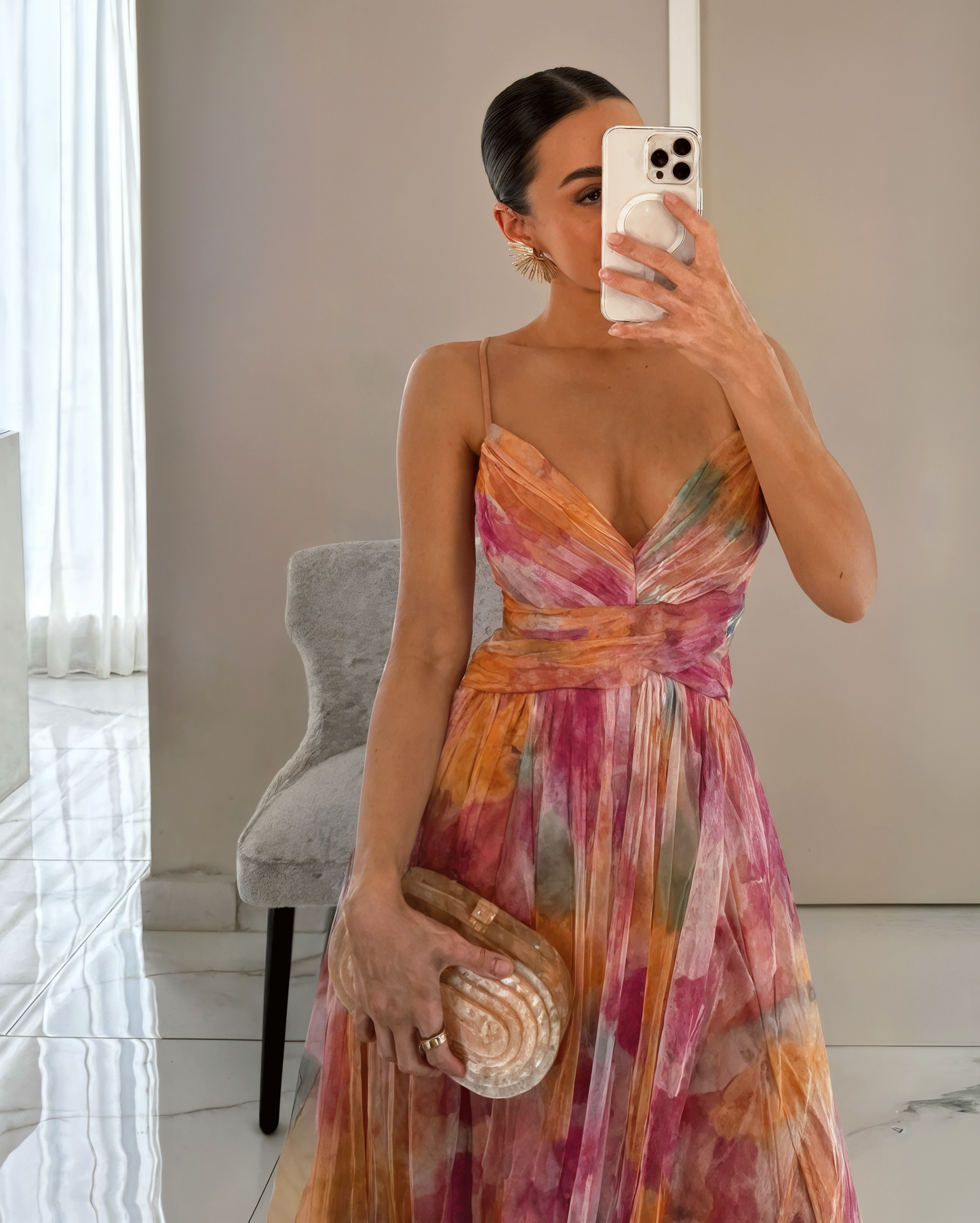 Topfitters™ | Prachtige maxi-jurk met bloemenprint