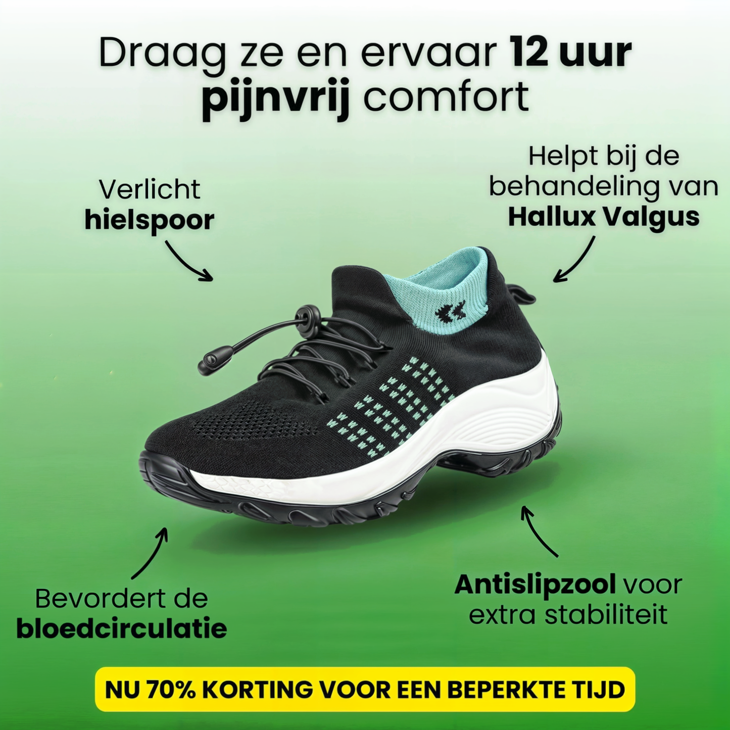 Topfitters™ - orthopedische, pijnverlichtende comfortschoenen