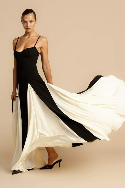 Topfitters™ | Griselda Color Block Maxi Slipjurk