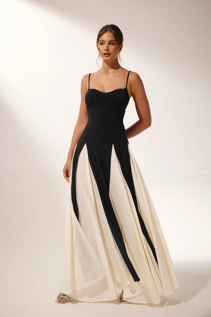 Topfitters™ | Griselda Color Block Maxi Slipjurk