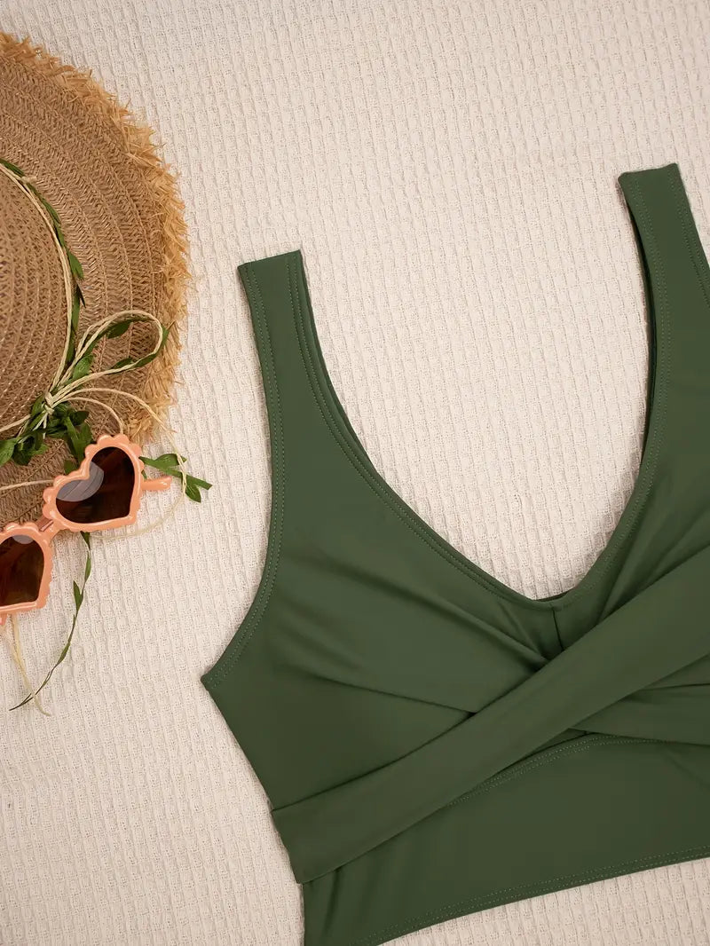 Topfitters™ | Emerald Stretchy Bikini Set