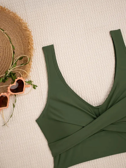 Topfitters™ | Emerald Stretchy Bikini Set