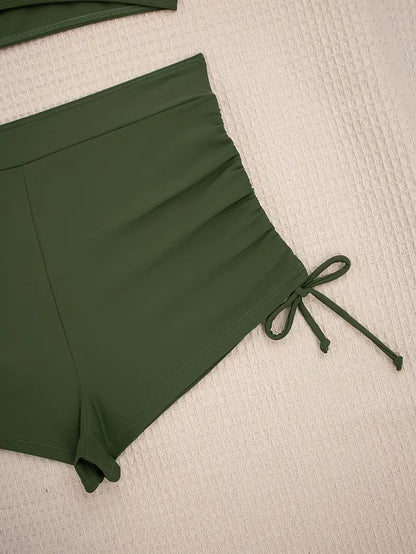 Topfitters™ | Emerald Stretchy Bikini Set