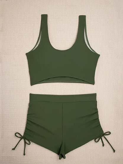 Topfitters™ | Emerald Stretchy Bikini Set