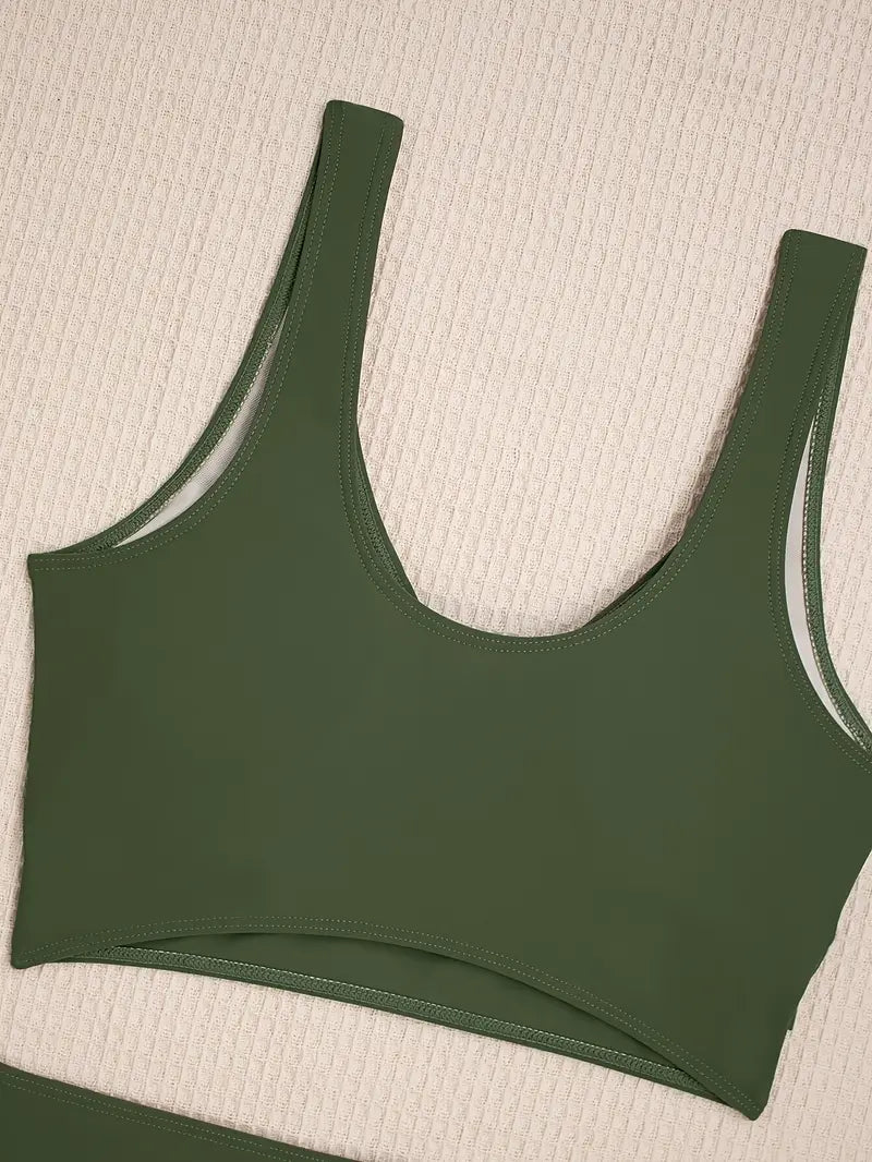 Topfitters™ | Emerald Stretchy Bikini Set