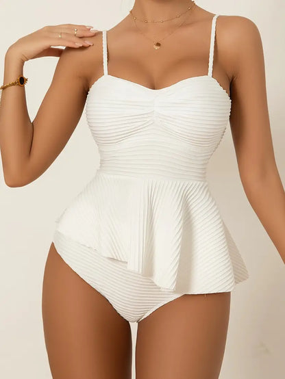 Topfitters™ | Stijlvolle Peplum Tankini Set