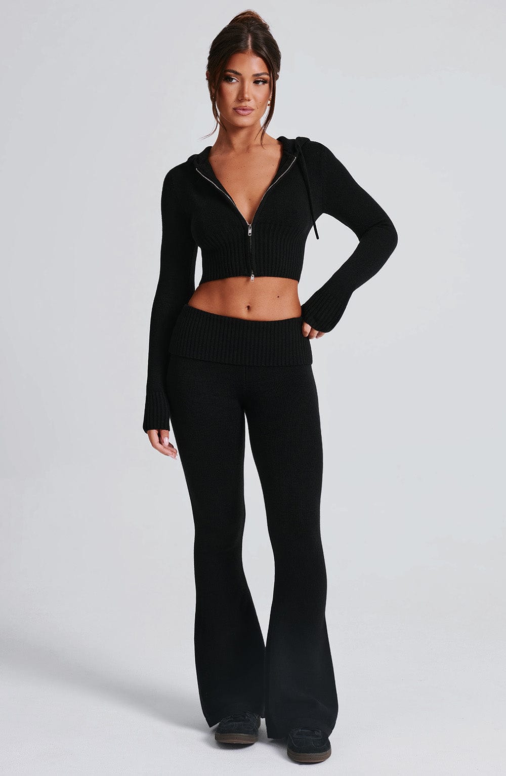 Topfitters™ | Portia gebreide broek - zwart