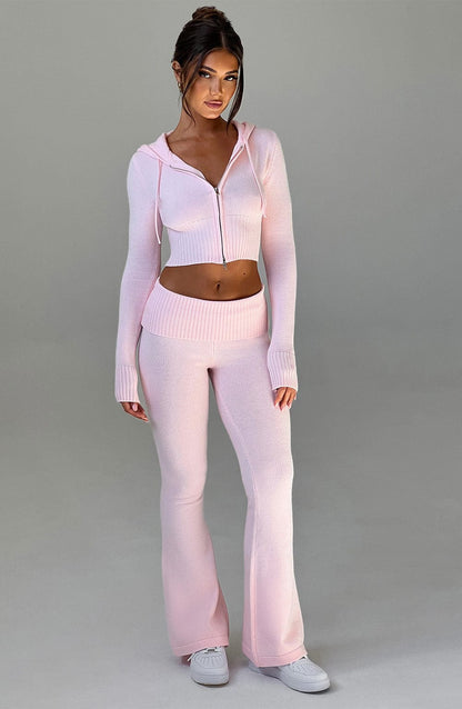Topfitters™ | Portia gebreide broek - roze