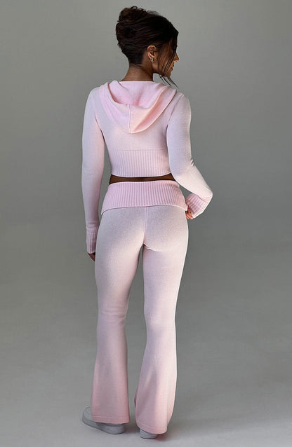 Topfitters™ | Portia gebreide broek - roze