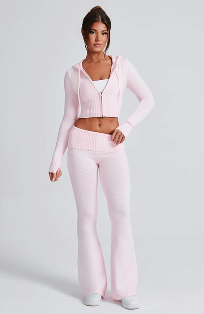 Topfitters™ | Portia gebreide broek - roze