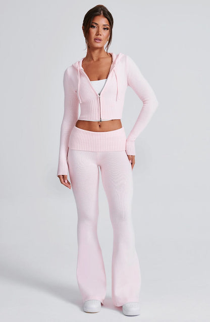 Topfitters™ | Portia gebreide broek - roze