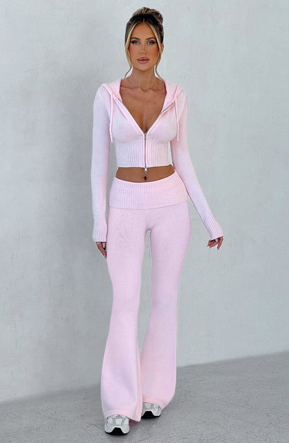 Topfitters™ | Portia gebreide broek - roze