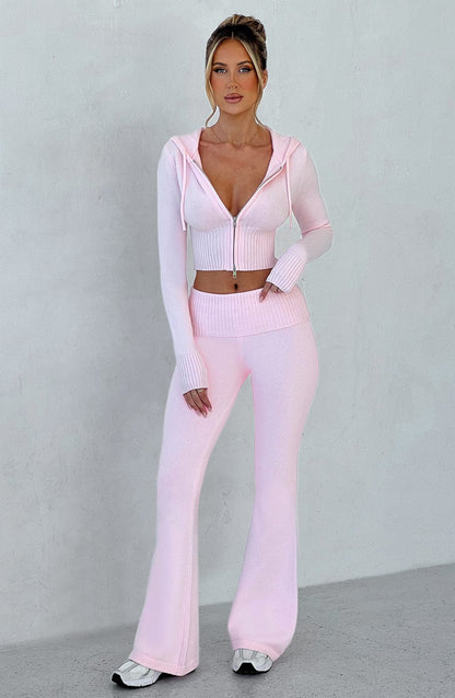 Topfitters™ | Portia gebreide broek - roze